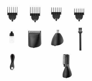 Plaukų kirpimo mašinėlė Sonifer SF-9612, 6in1, IPX5, įkraunama - Image 4