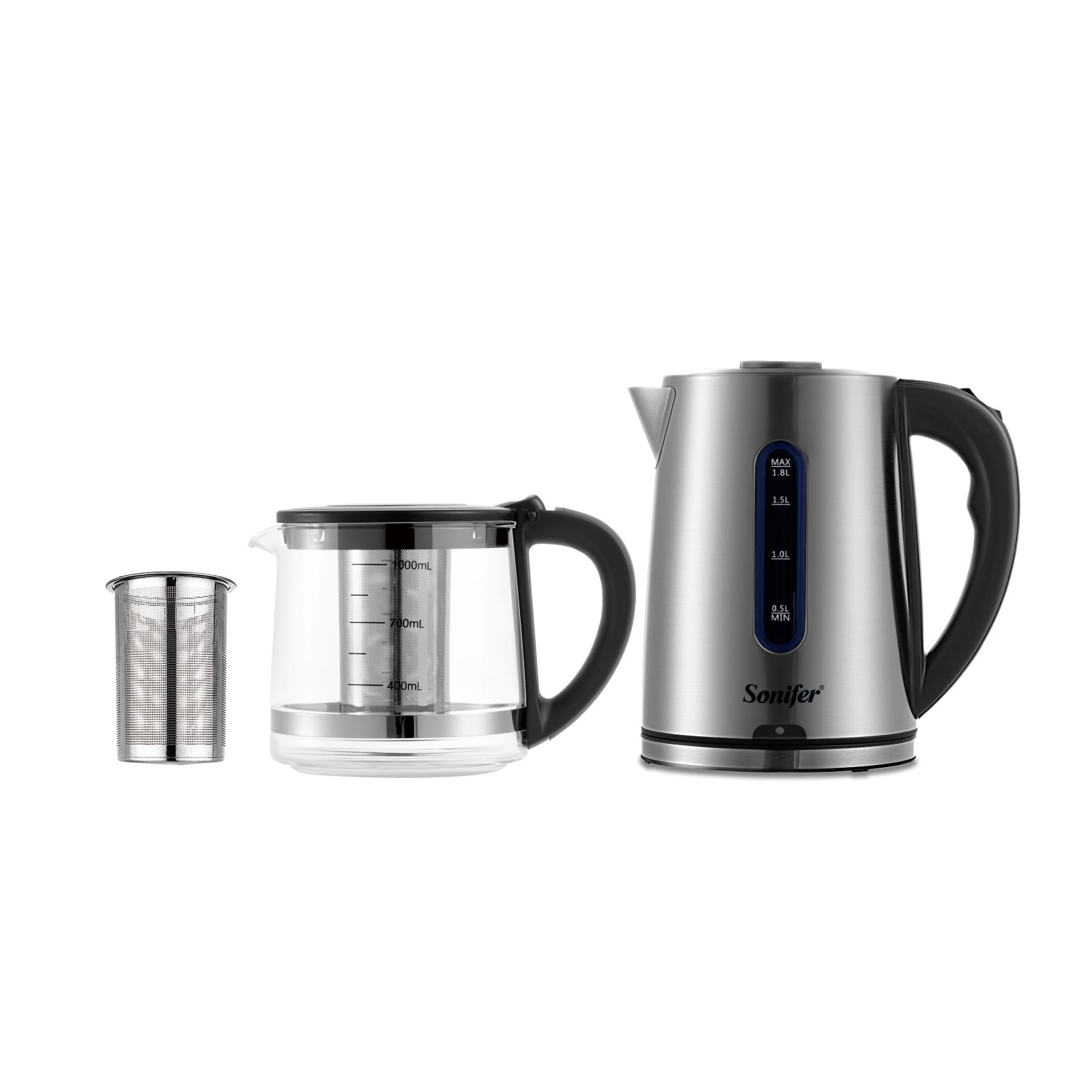 2-in-1 elektrinis virdulys ir arbatinukas Sonifer SF-2118