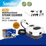 Garų valytuvas Sonifer SF-2262 – 1500 W, 1000 ml bakelis, 3 bar slėgis