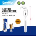 Pieno plakiklis Sonifer SF-8073 – rankinis, 15 W, nerūdijančio plieno