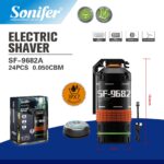 Elektrinis skustuvas Sonifer SF-9682A – IPX7, metalinis korpusas